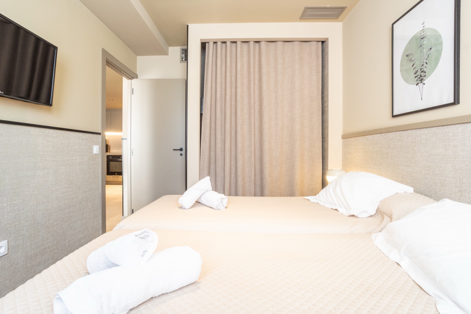 Dormitorio doble en apartamentos vacacionales en Valencia centro - 87 Llaves