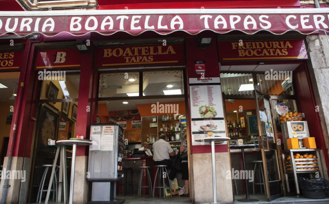 Restaurante Boatel Tapas, restaurante cerca de los apartamentos 87 Llaves en Valencia